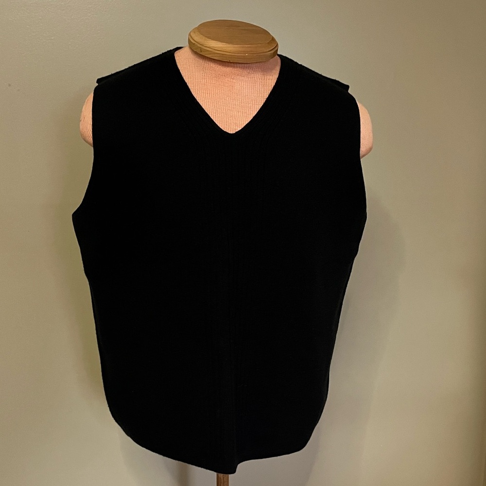 Men's Black Sweater Vest